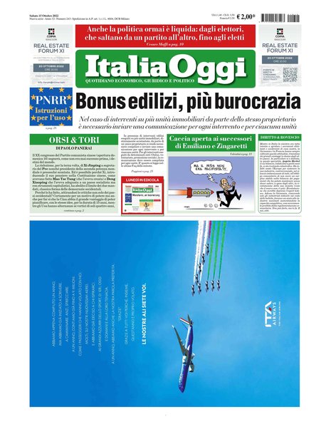 Italia oggi : quotidiano di economia finanza e politica